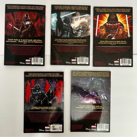 Star Wars: Darth Vader Full Series Vol 1-4 + Vader Down Paperback Marvel - Picture 3 of 4